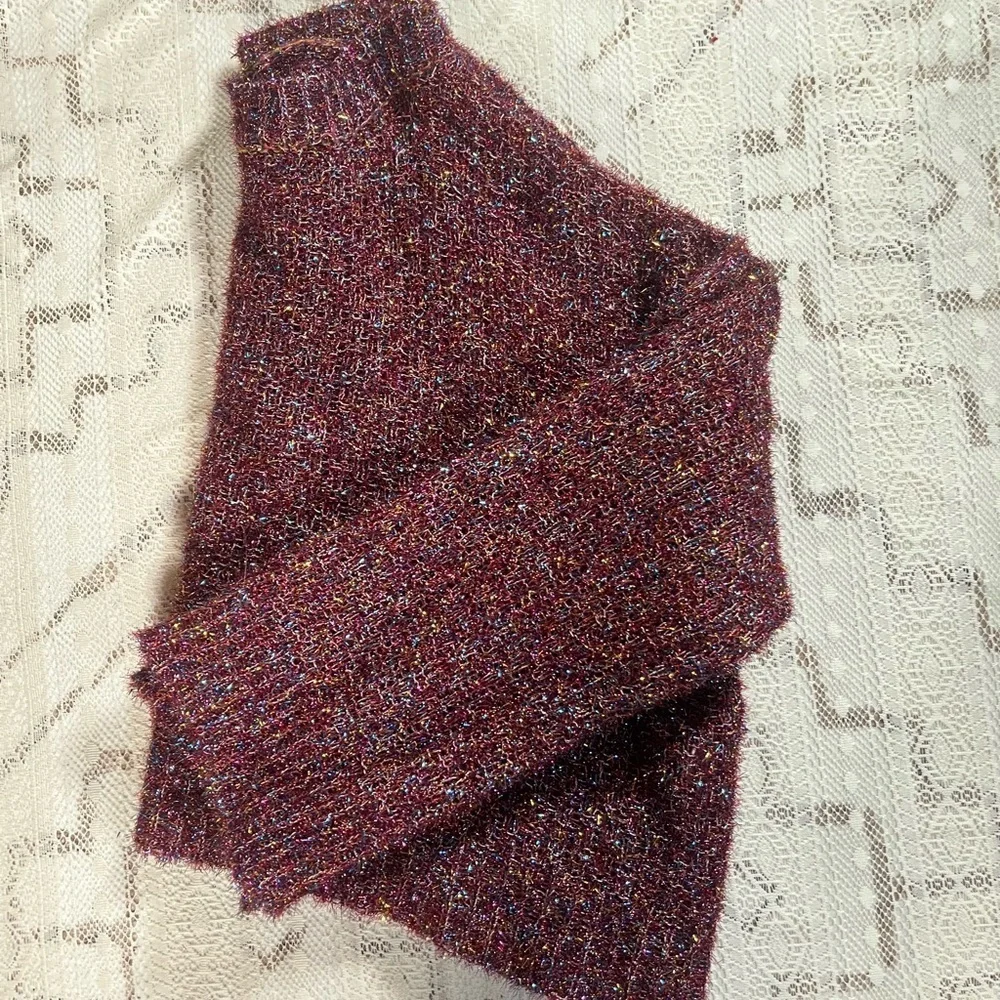 Sparkly Multicolor Holiday Knit Sweater